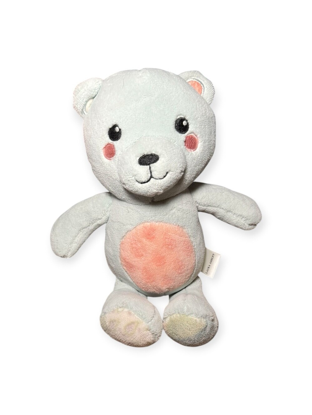 Laura Ashley Light Blue Plush Teddy Bear 8.5 in  Stuffed Animal